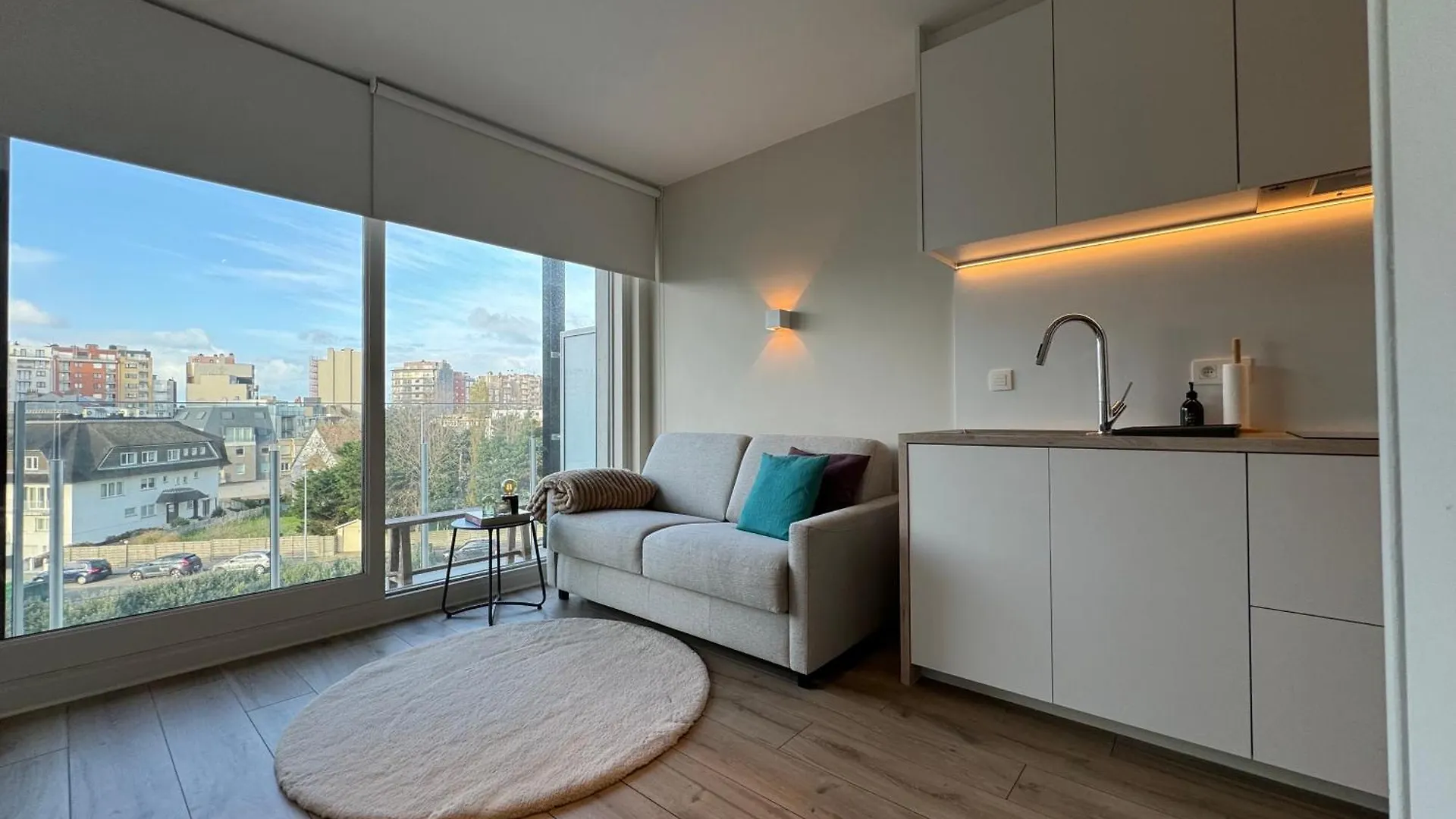 Apartment Zeenest - Stijlvolle Studio Met Terras Nabij De Zee Westende-Bad